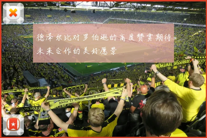 德泽尔比对罗伯逊的高度赞赏期待未来合作的美好愿景